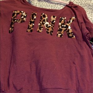 Pink sparkly long sleeve